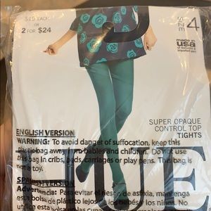 Super Opaque Control Top Tights
